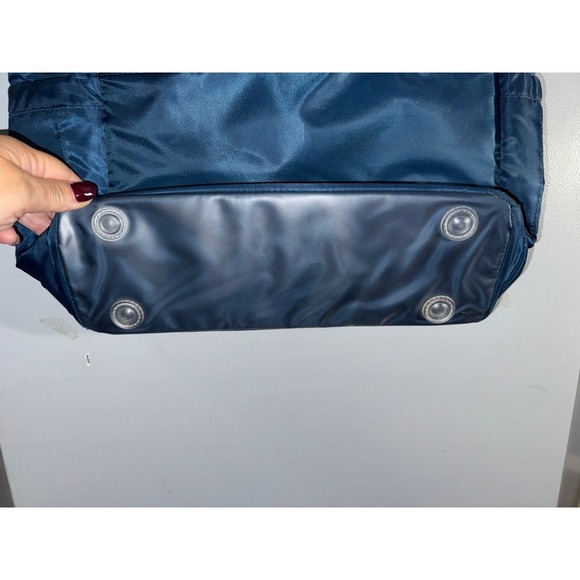 Lug Ace blue tote with crossbody strap multi pocketed large size - Picture 5 of 12